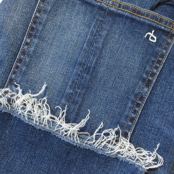 NWT rag & bone Nina in Atlantic High Rise Ankle Cigarette Stretch Jeans 31 - Picture 8 of 8